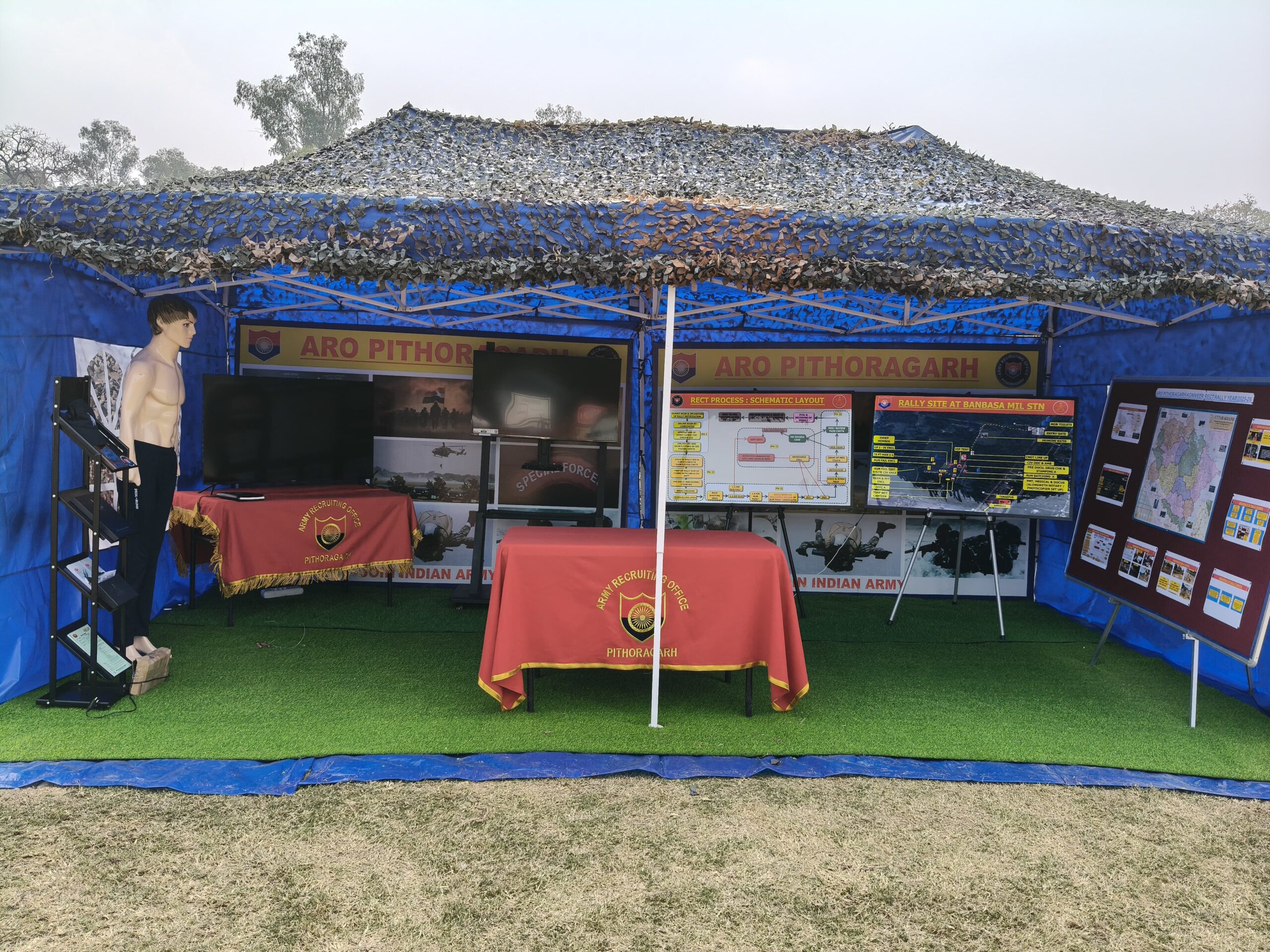 बनबसा सैन्य स्टेशन में अग्निवीर भर्ती हेतु सभी तैयारियाँ पूर्ण, 27 फरवरी से होगा आयोजन